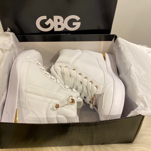 NWT GBG Los Angeles GBG Los Angeles Womens Nelly White 8.5M - Picture 13 of 14